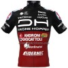 Completo Maglia + Pantaloncino con bretelle Drone Hopper 2022 Androni Giocattoli Manica Corta Rosso Nero